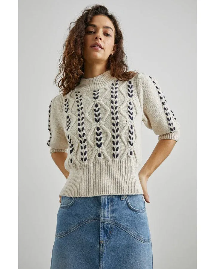 Rails Addy Navy Cable Knit Pullover