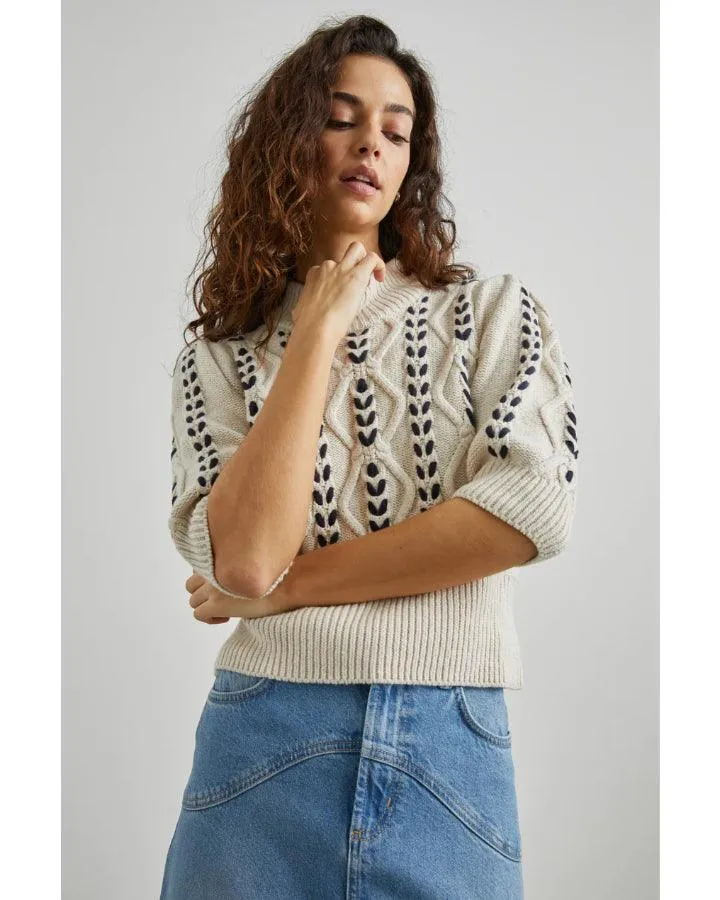 Rails Addy Navy Cable Knit Pullover