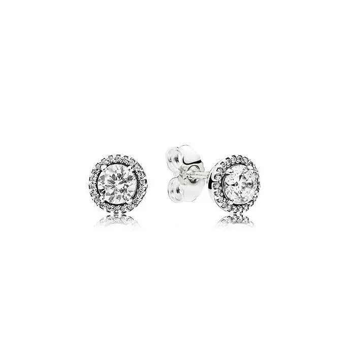 Round Sparkle Stud Earrings 296272CZ