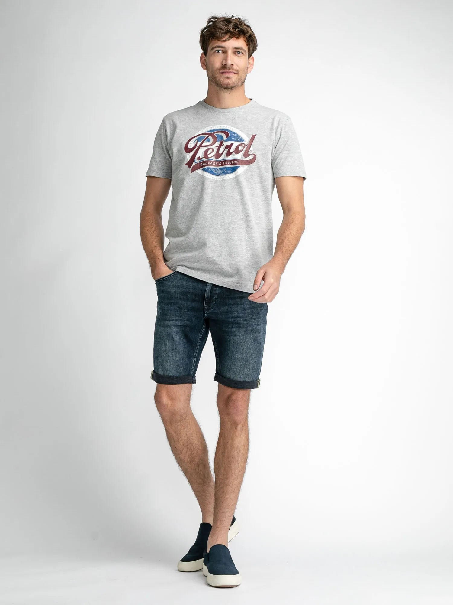 Seaham denim shorts