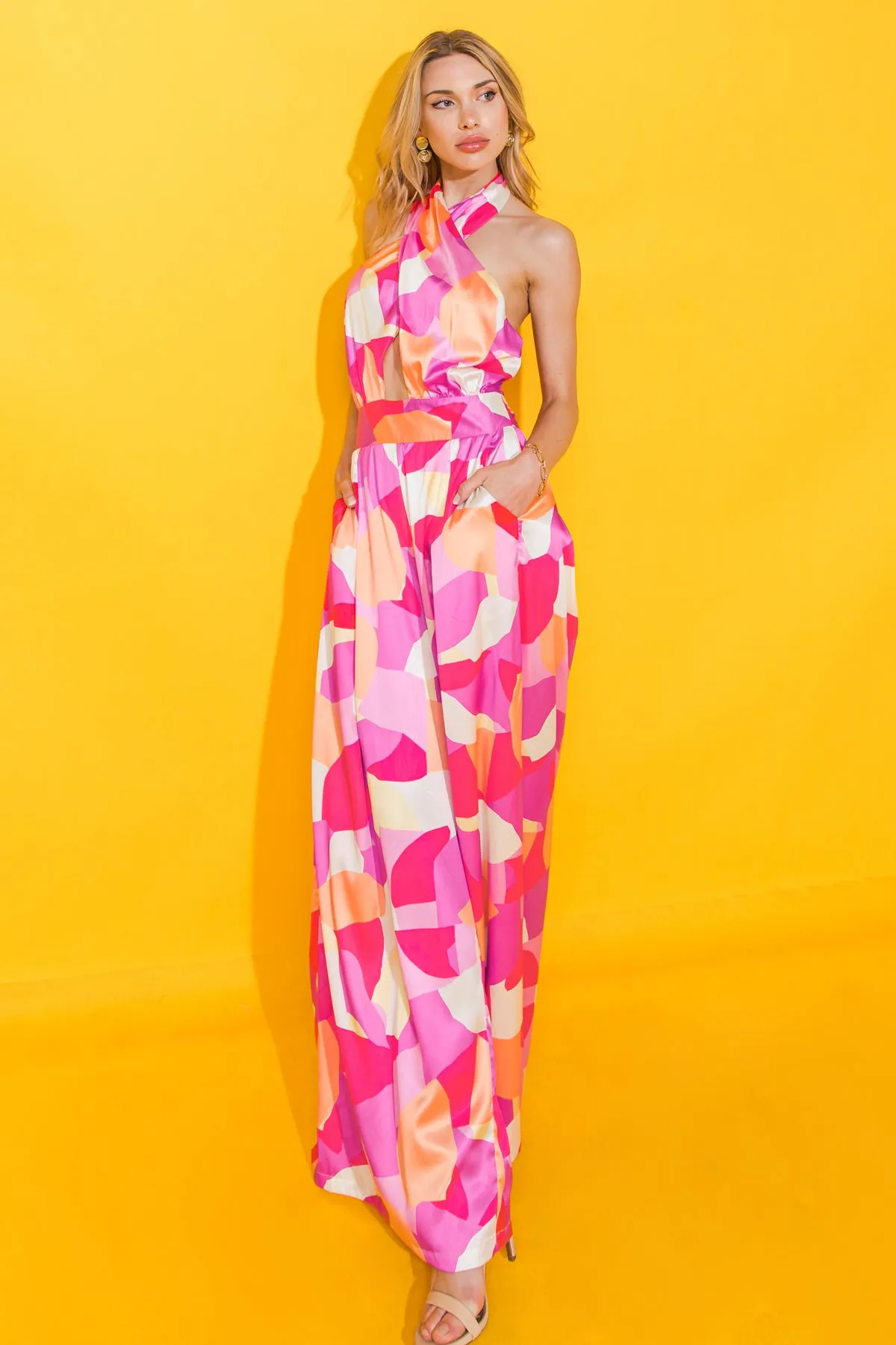 SERENITY SATIN JUMPSUIT