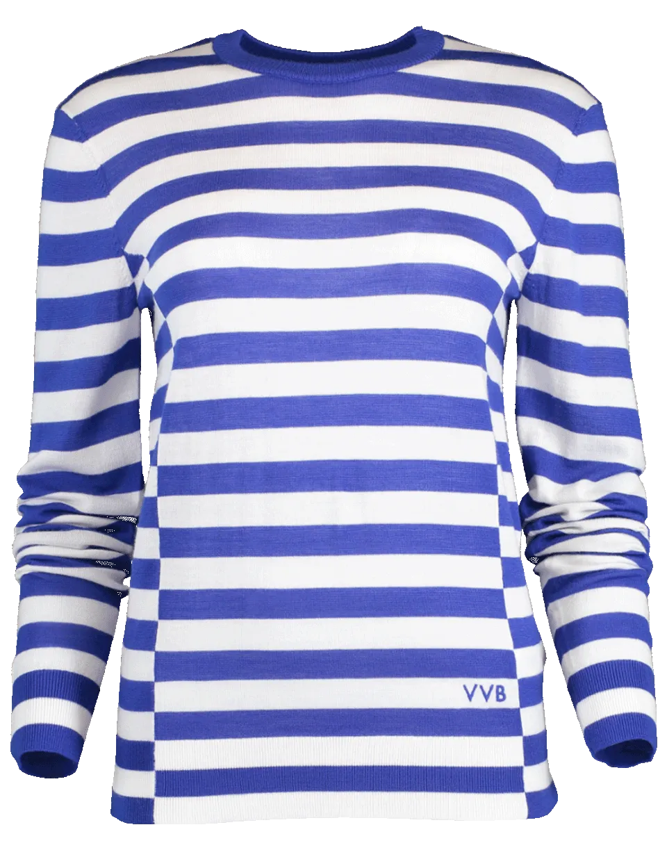 Shift Seam Stripe Sweater