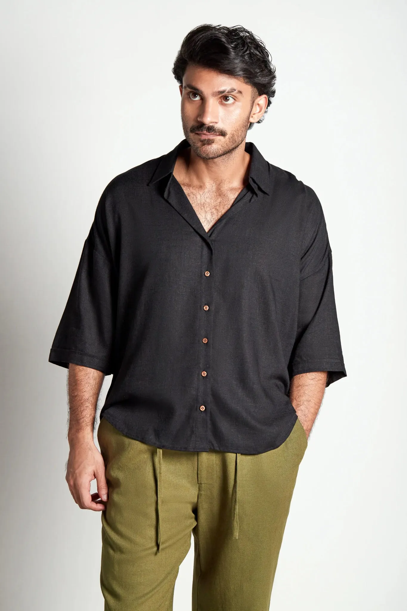 Soot Back Split Shirt