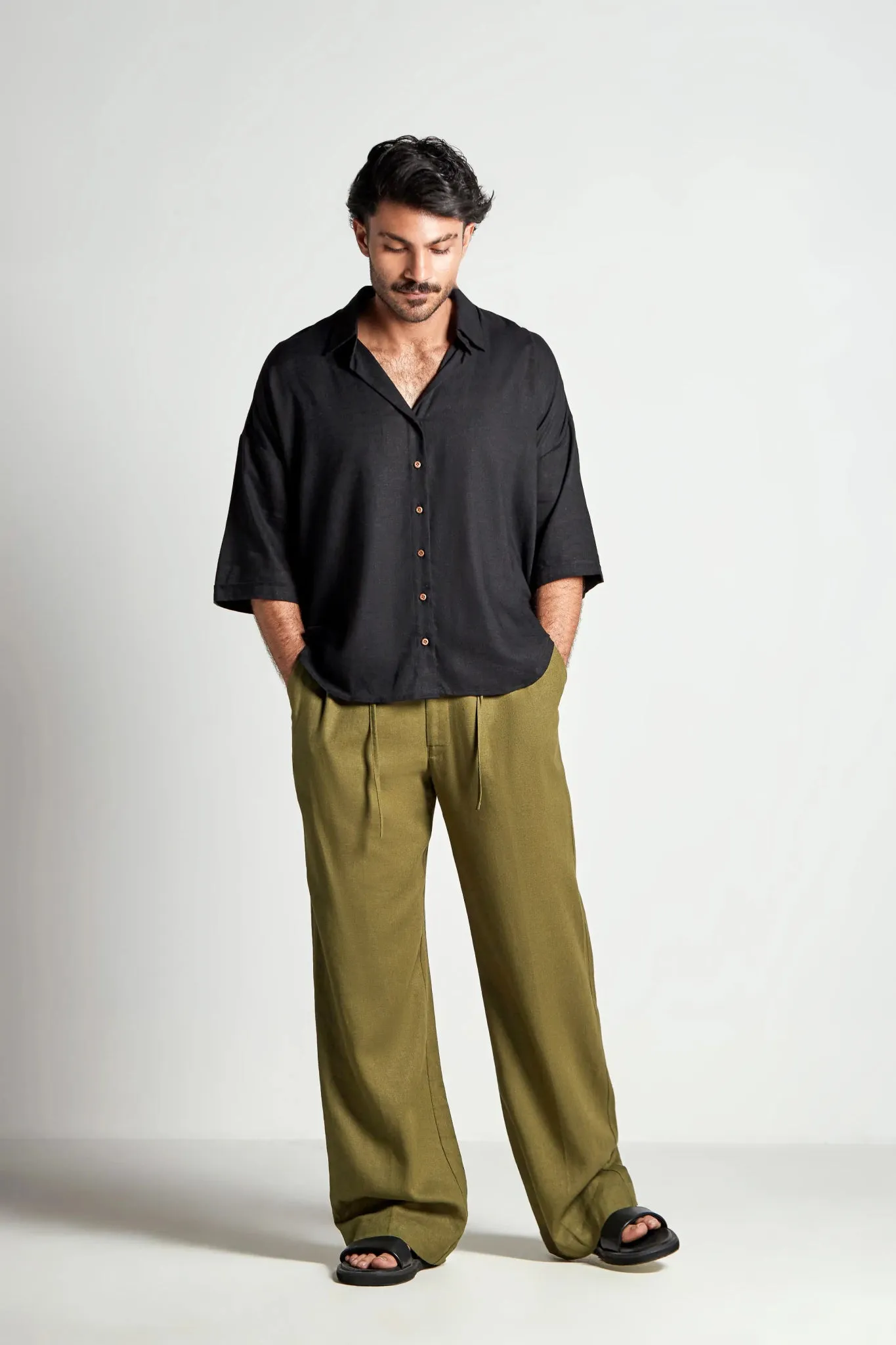 Soot Back Split Shirt