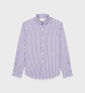 SRC Button Down Shirt - Navy Striped