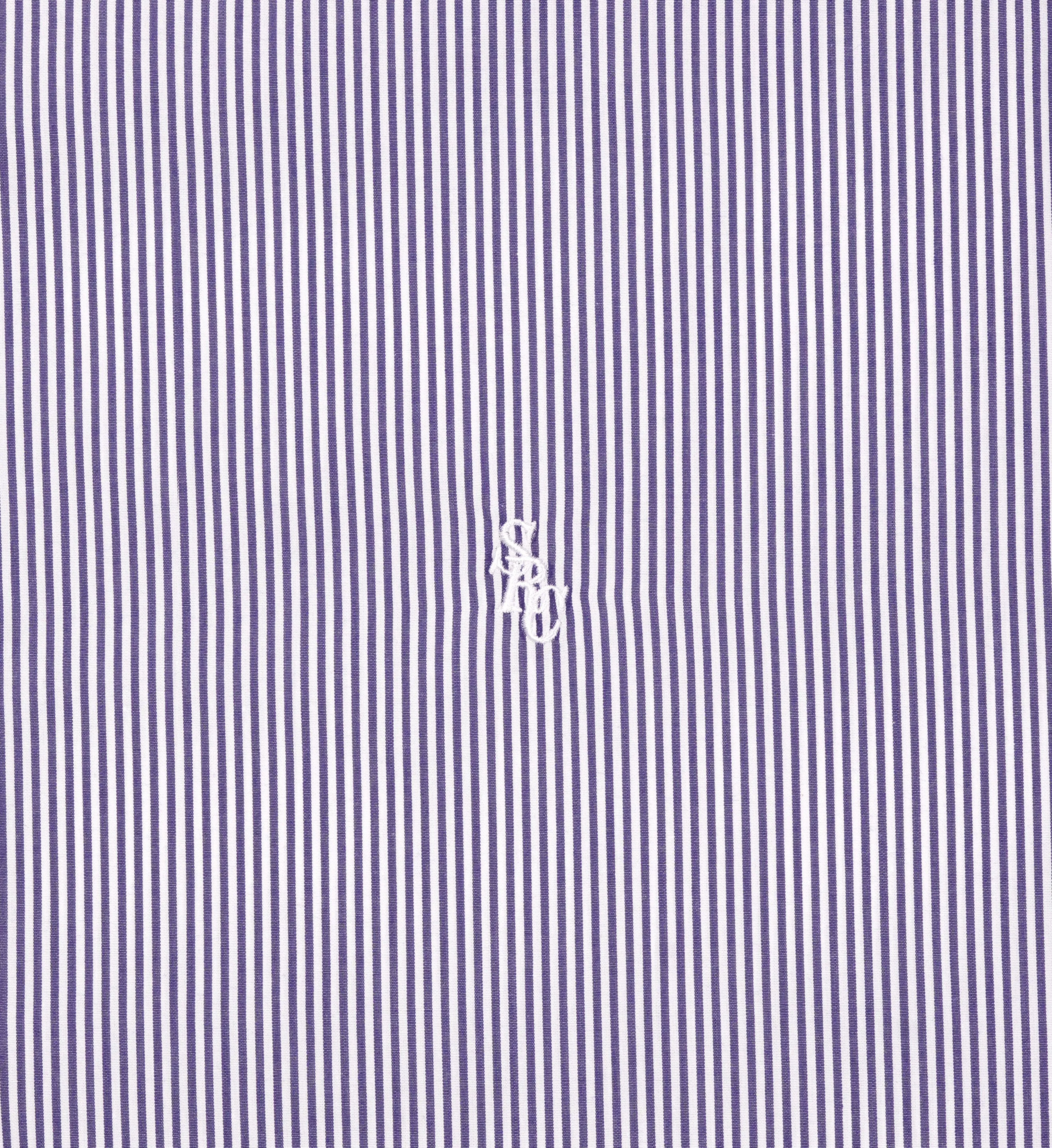 SRC Button Down Shirt - Navy Striped