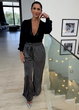 The Tivoli Trousers - Black Shimmer