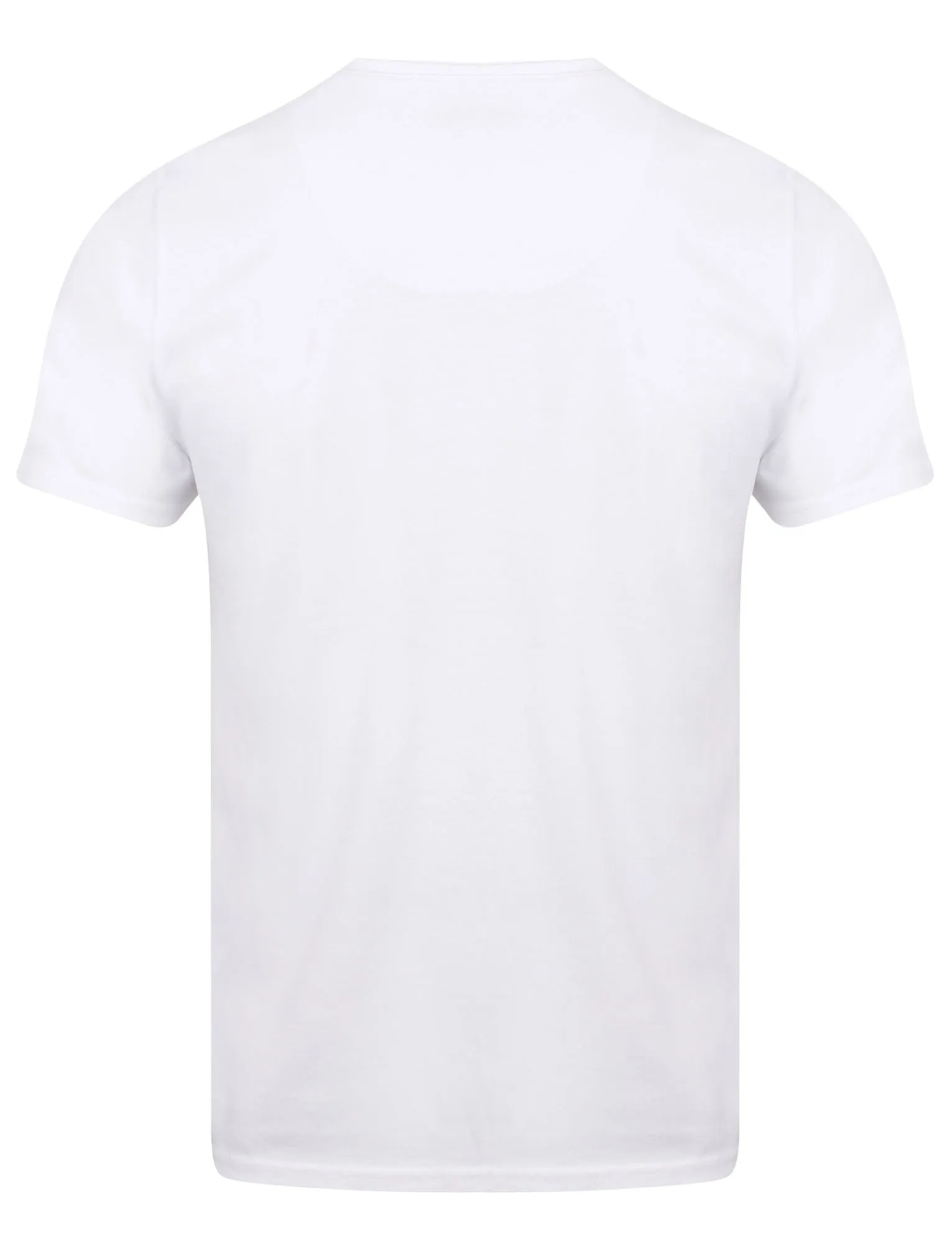 Zac Crew Neck Cotton T-Shirt with Pocket In Optic White - Tokyo Laundry