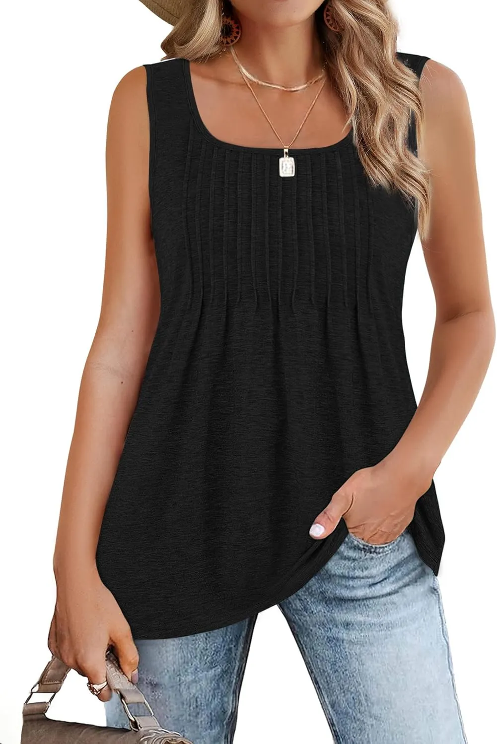 Zeagoo Tank Top Women's Sleeveless T-Shirt (DE Only)